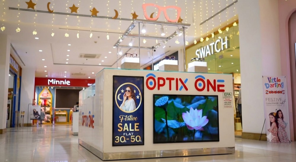Optix One  optical store — Lyallpur Galleria, First Floor, Lyallpur Galleria, Faisalabad 38000